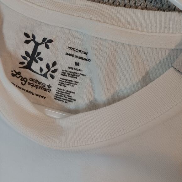 LRG Lifted Research Tee Shirt M White Cycle Of Life Logo - Picture 7 of 12